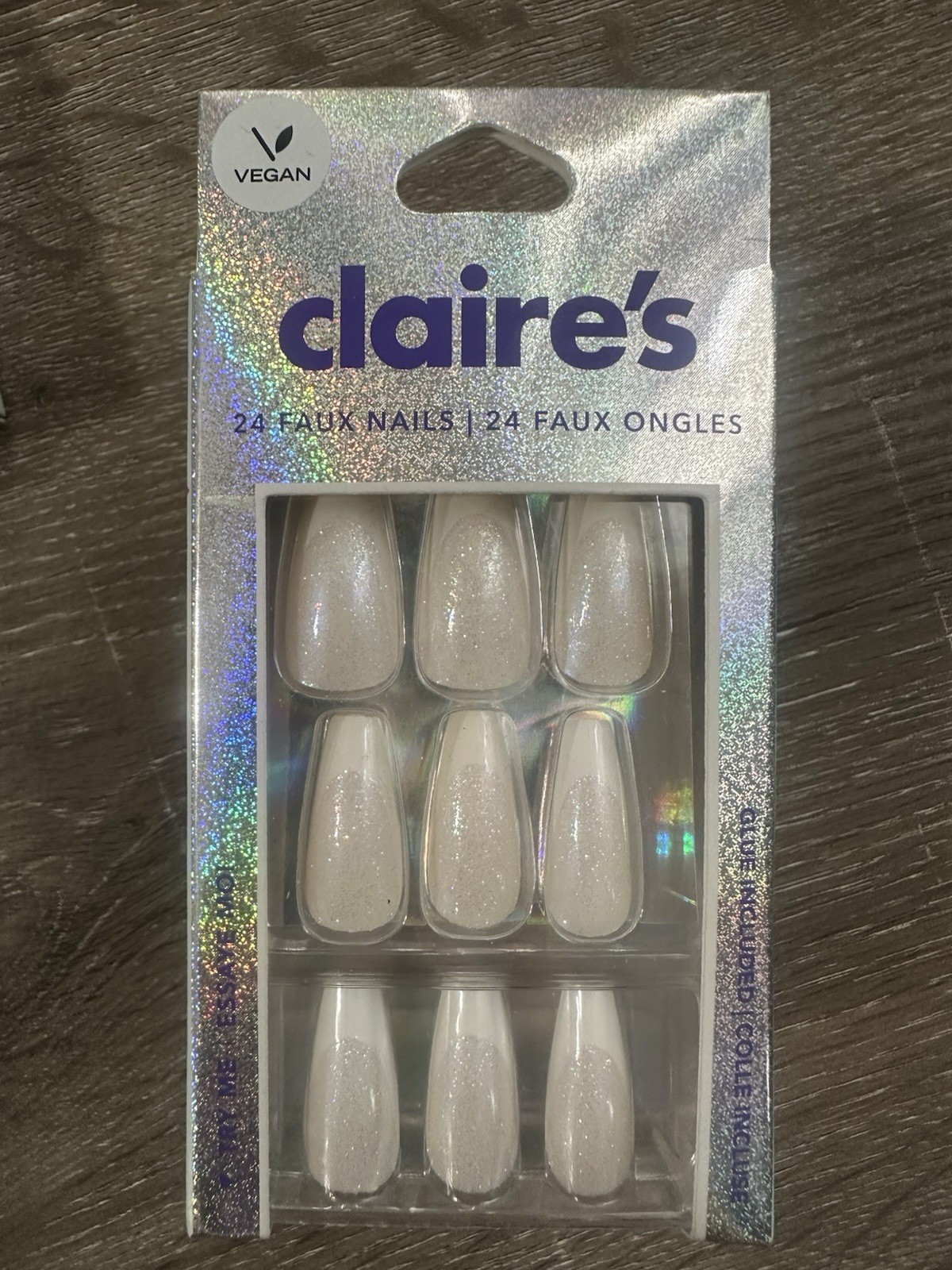 Claire’s Faux Nails. 💅 24 Nails In Each set Plus Glue. New!