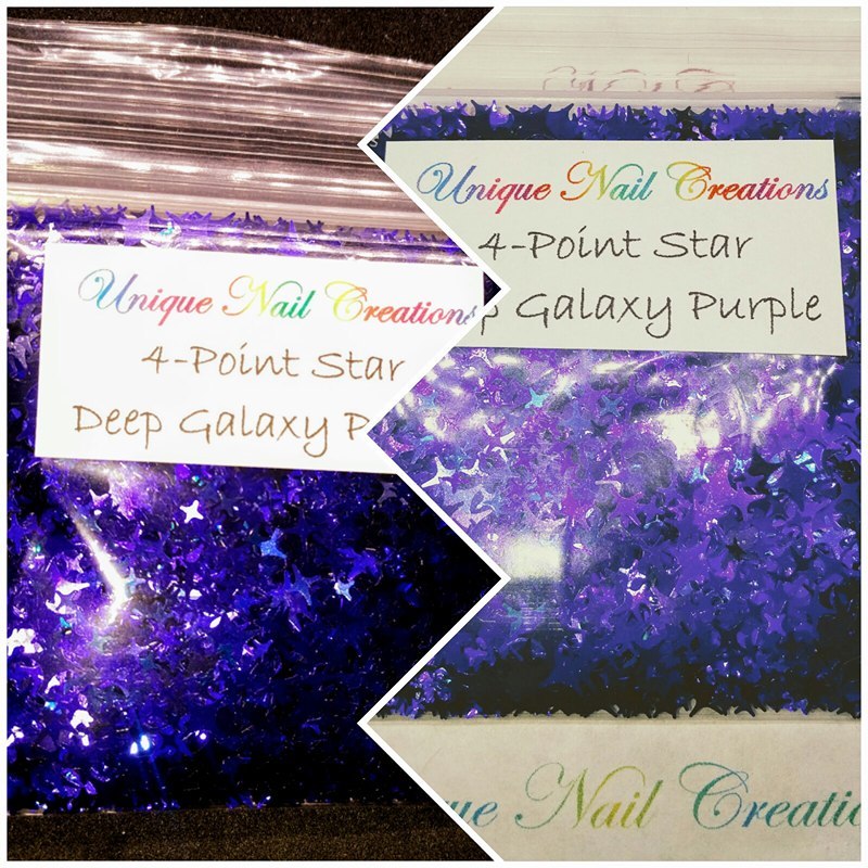 4-POINT STAR Shape Glitter~You Choose~Nail Art•Face•Festival•USA✨