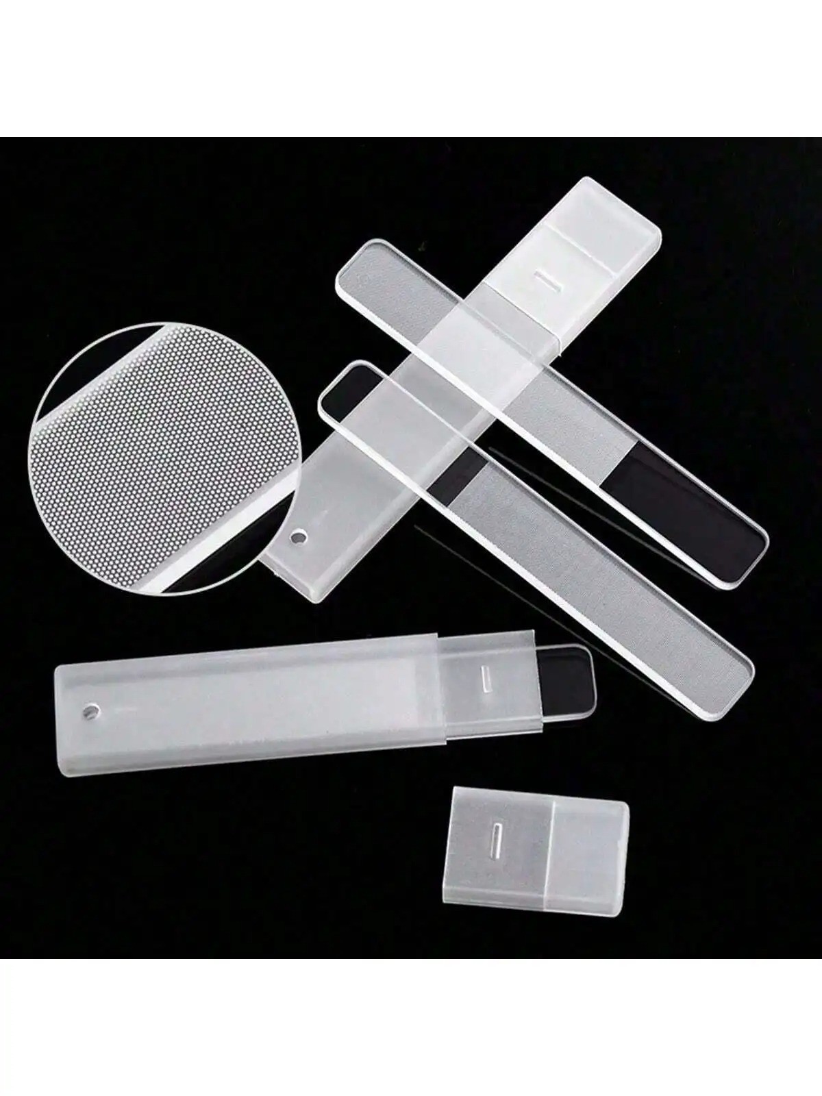 Nano Glass Nail File Professional Polishing Transparent Manicure Tools