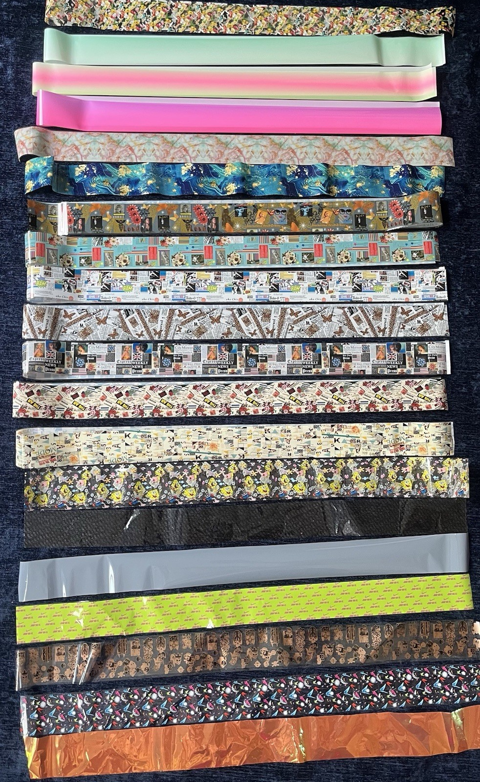 Foil Transfer Nail Art 45 Sheets 20/13 Inches Foil Nail Wraps
