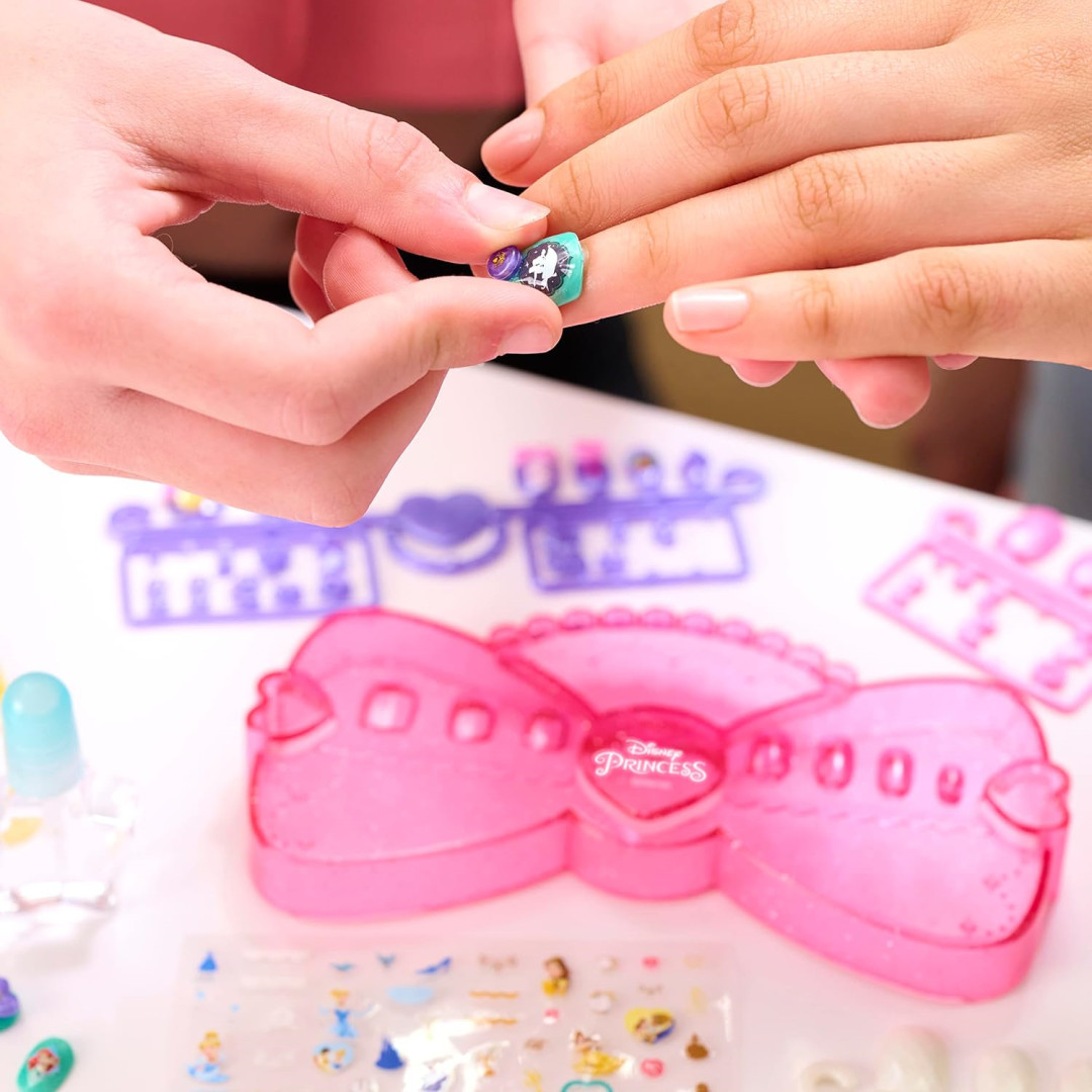Aquabeads Nail Studio – Disney Princess 40 Creations Set New Kids Childrens Toy