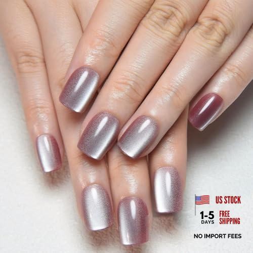 30 Ounce Short Square Mauve Cat Eye – Mauve-8124 – Set of 30