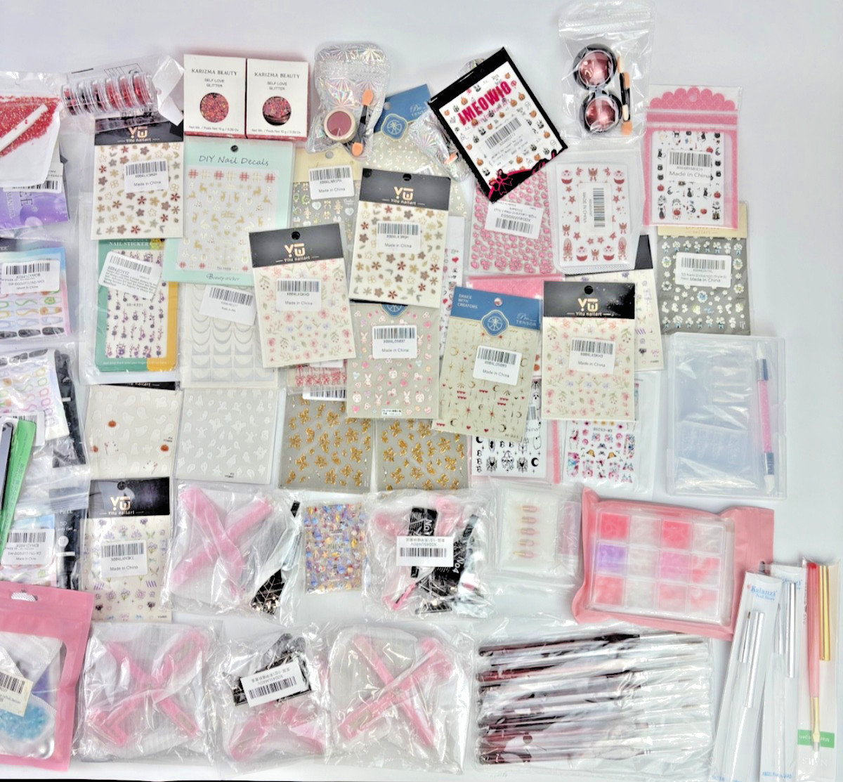 Nail Art Decor/Accessories – 70 Pack Accessories