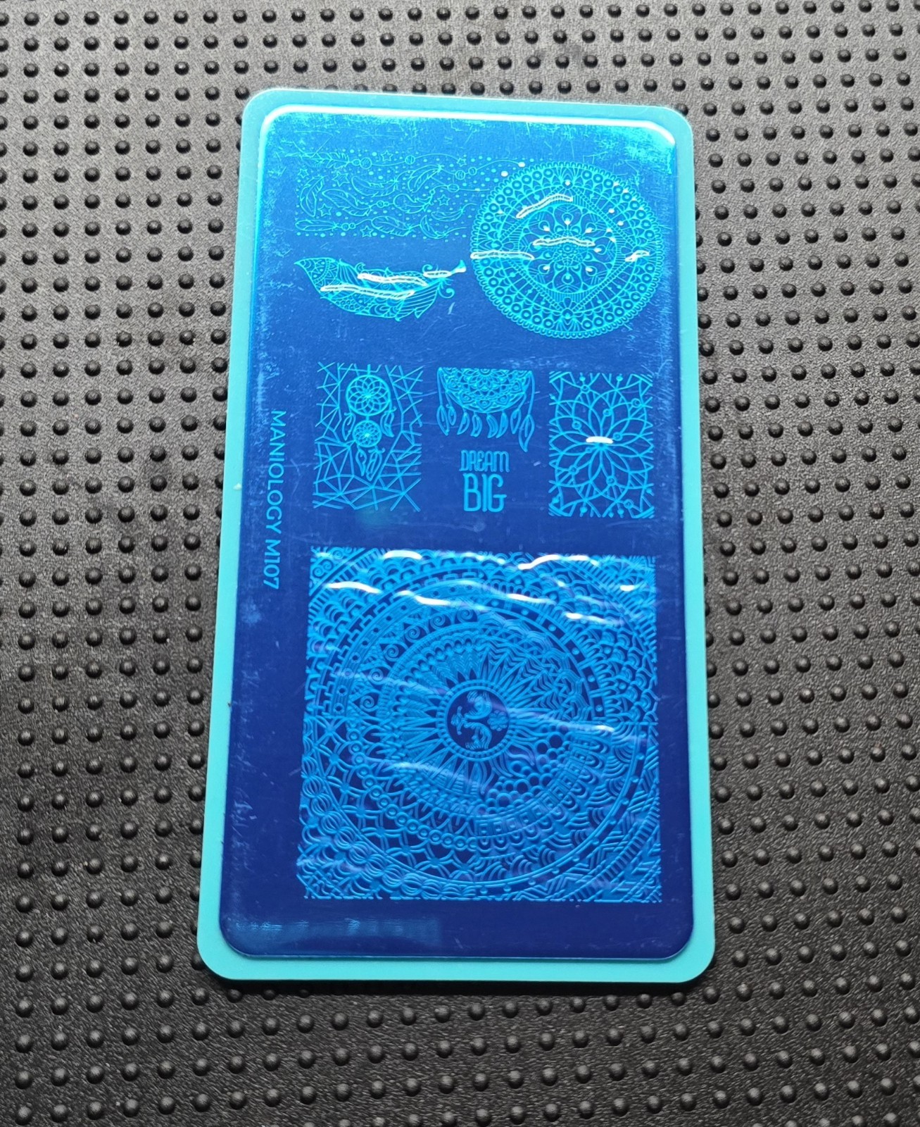 Maniology M107 Bundle Monster Festive Collection Pattern Nail Stamp plate HTF