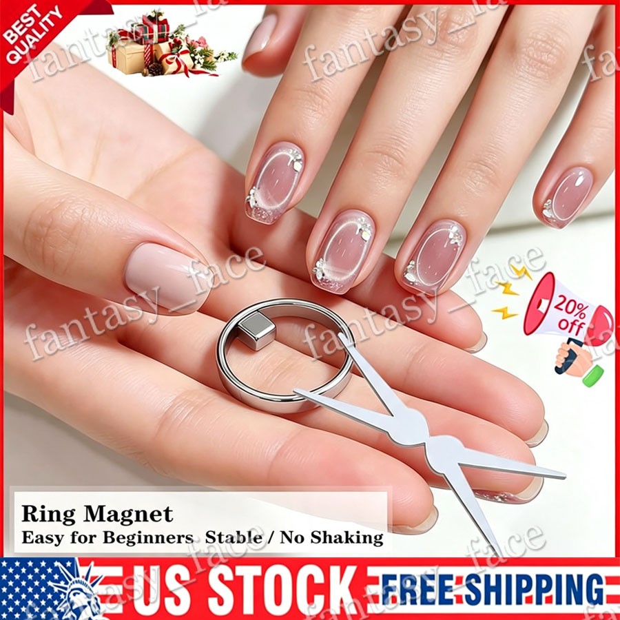 Ring Cat Eye Magnet Tool, Create Perfect Halo & Black Hole Cat Eye Nails