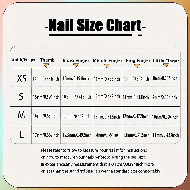 10Pcs Handmade Korean Cute Press On Nails Heart Star Graffiti Casual Student