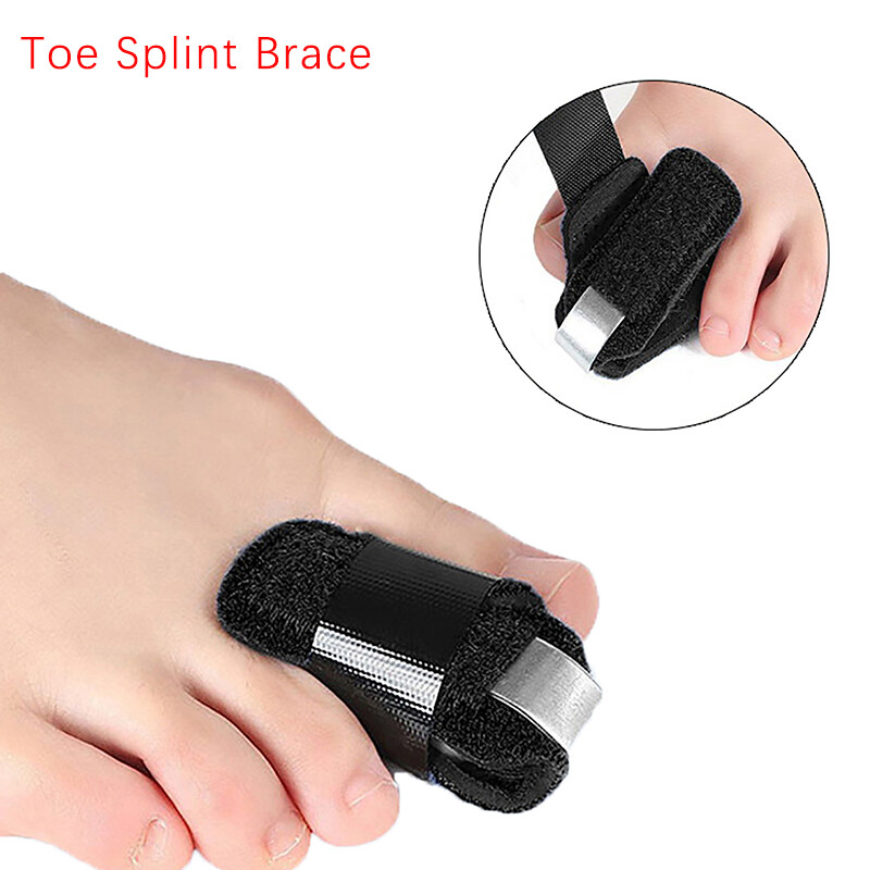 1PC Finger Toe Splint For Broken Toe Hammer Straightener Corrector Brace Wrap