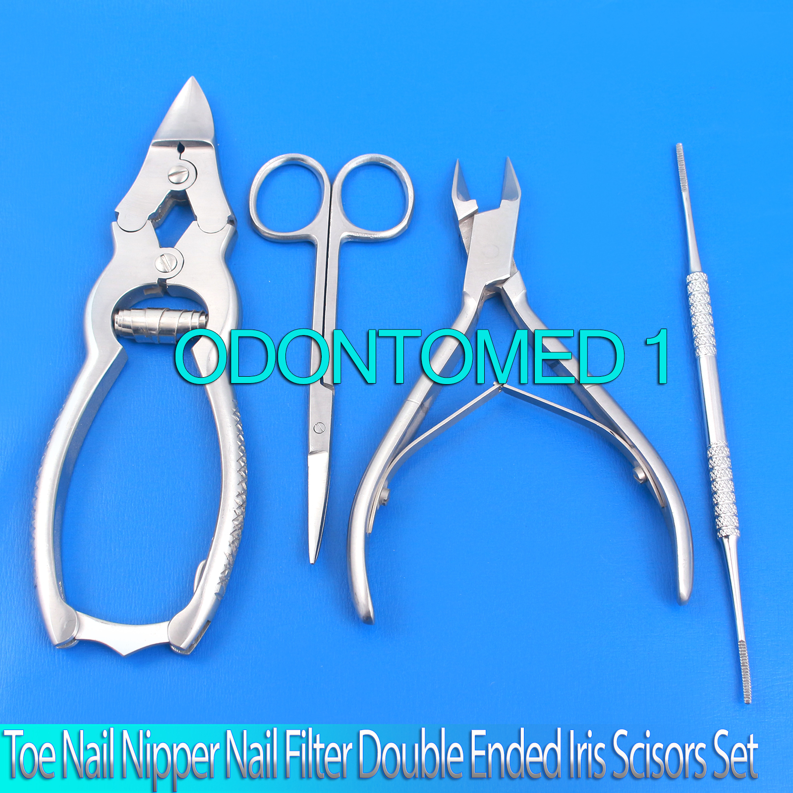 Cantilever Toe Nail Nipper Nail Filer Double Ended Iris Curved BTS-89