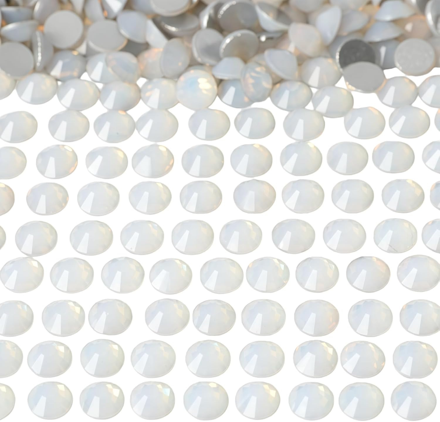 Flatback Glass Crystal Rhinestones Rounds Gems for Bedazzling Nails Art Crafts D
