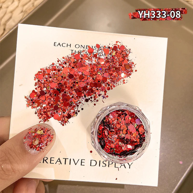 Flashing Gradient Nail Glitter