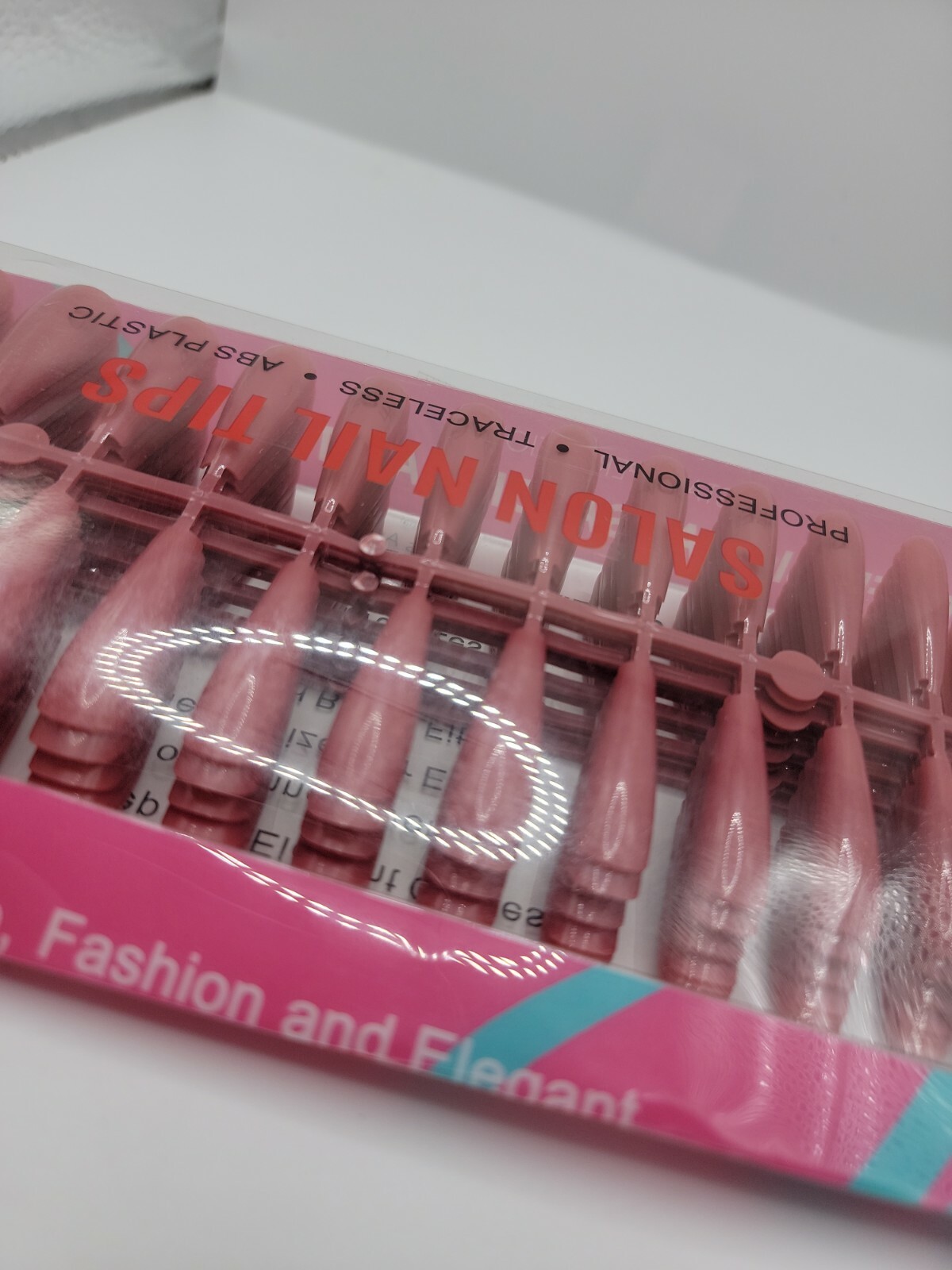 240pcs Coffin Press on Nails Long False Nails Ballerina Full Cover Coffee