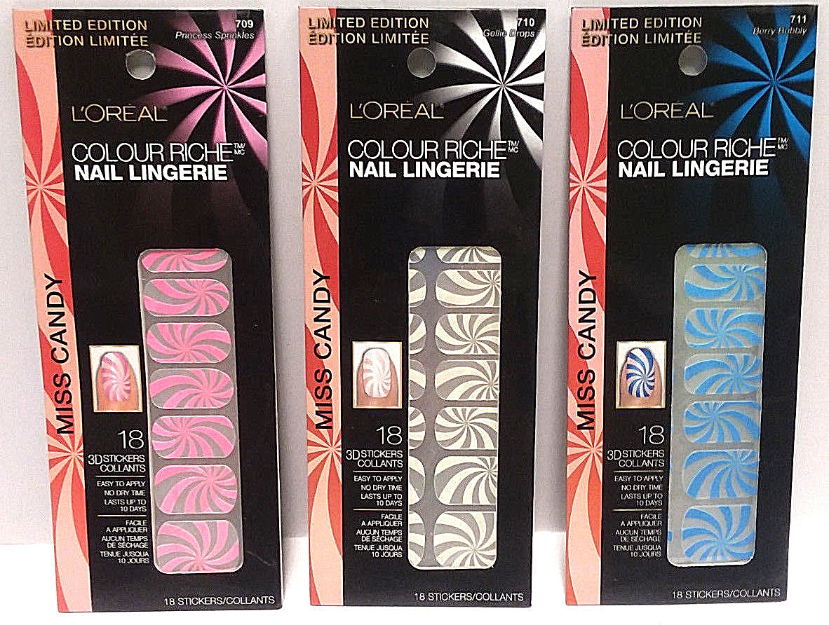 New Loreal Miss Candy Limited Edition Nail Lingerie – 3 colors to chose from