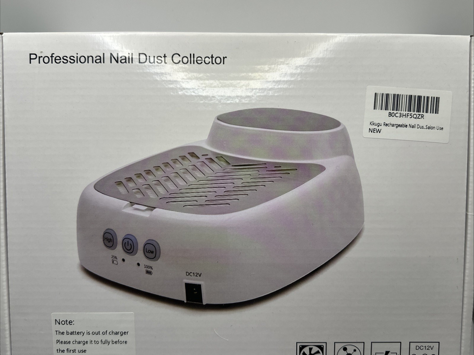 Professional Nail Dust Collector HJ02B 3000/4000RPM – Salon-Quality Manicure Too