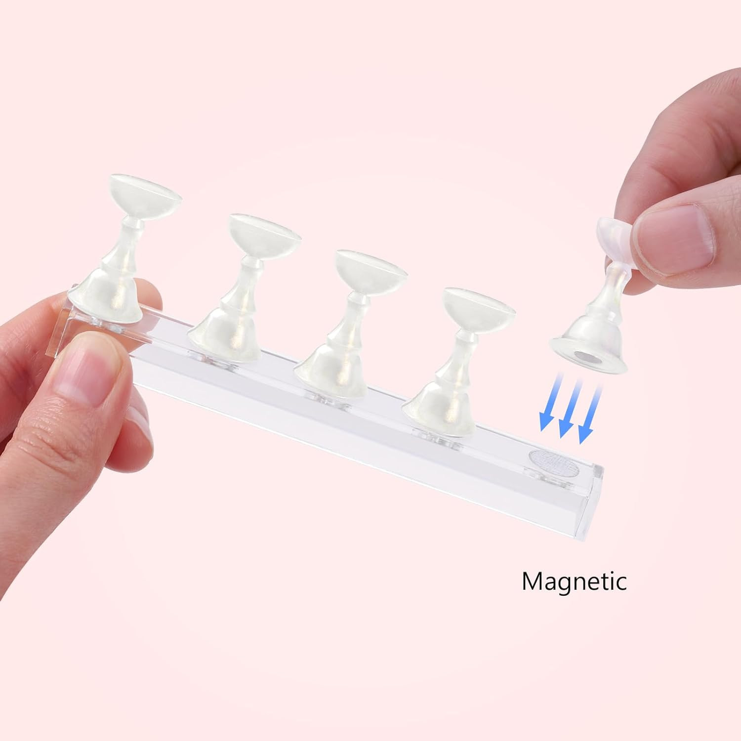 Nail Stand Acrylic Nail Art Display Stand Practice Nail Holder for Painting Nail