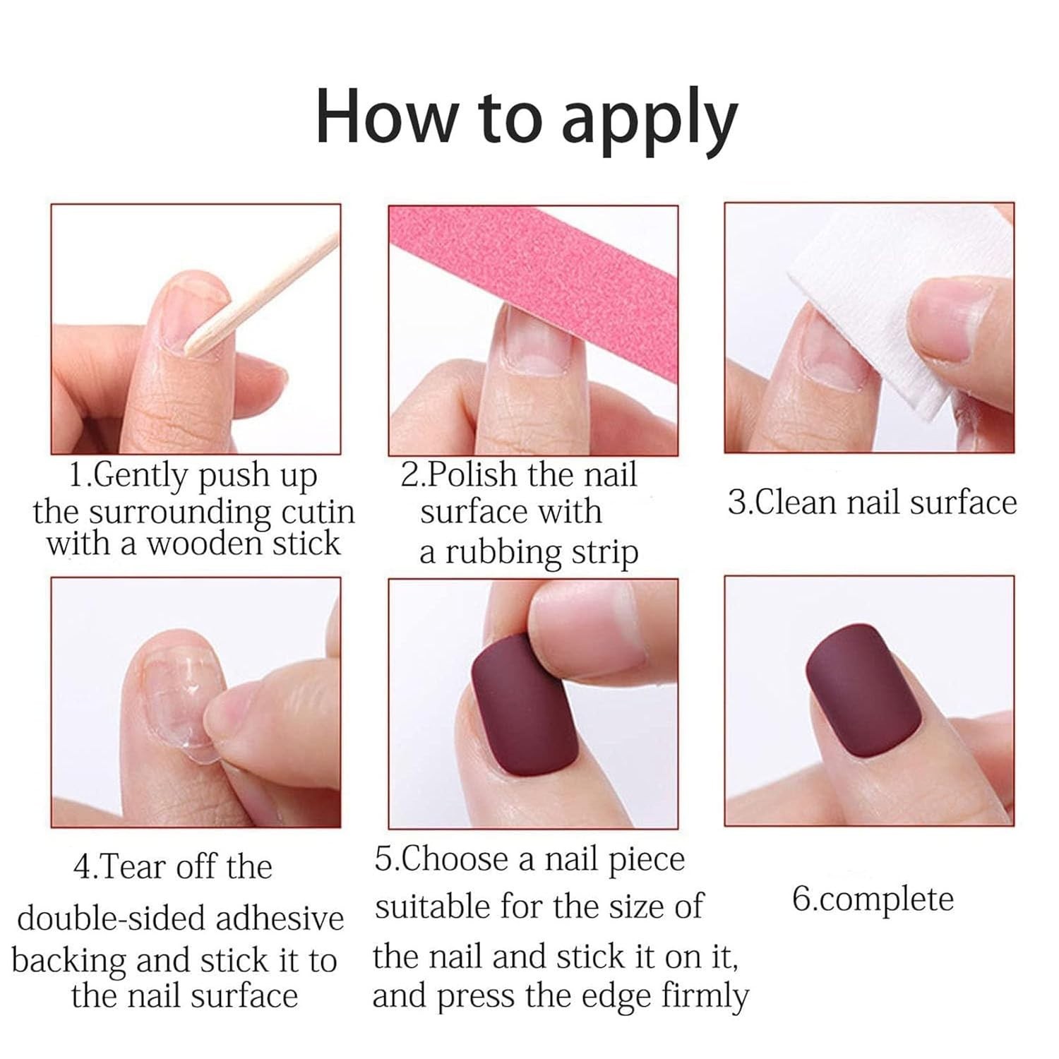Trendy 24 Pcs Square Press on Nails – Long Acrylic Tips for Effortless Glam