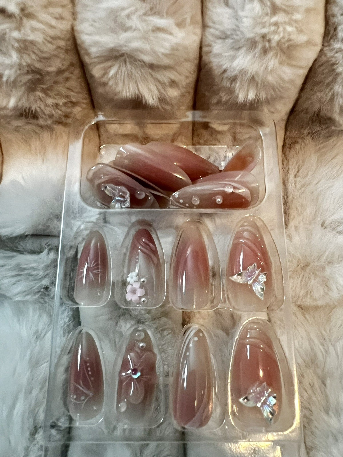 Press-On Nails Set – 24pc Multiple Sizes/Styles Will Bundle Ship – One Flat Rate