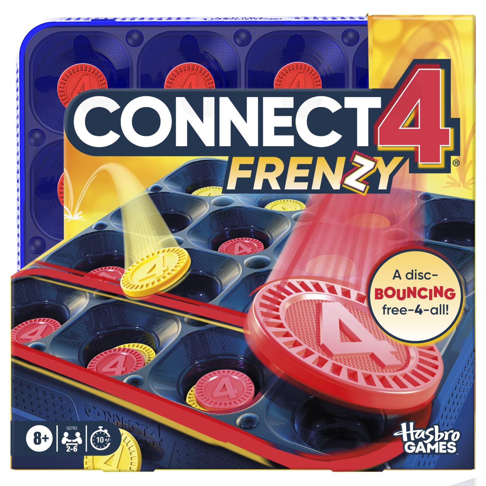 Connect 4 Frenzy Game | Bounce Discs 4 The Win | Family Party Not Applicable