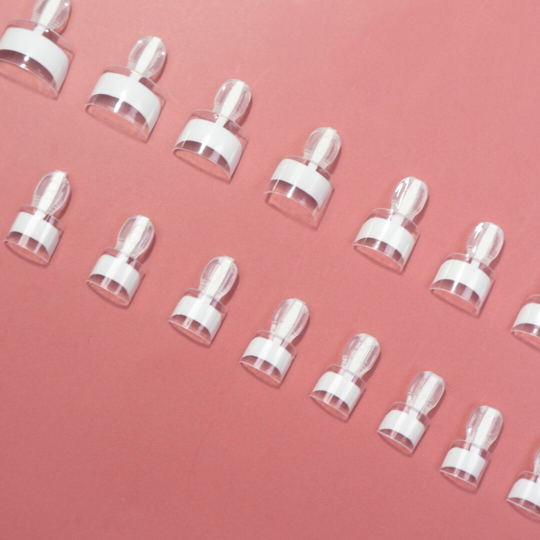 HN TREASURES French Wrap Tips – White THICK/THIN French Style Individual Sizes