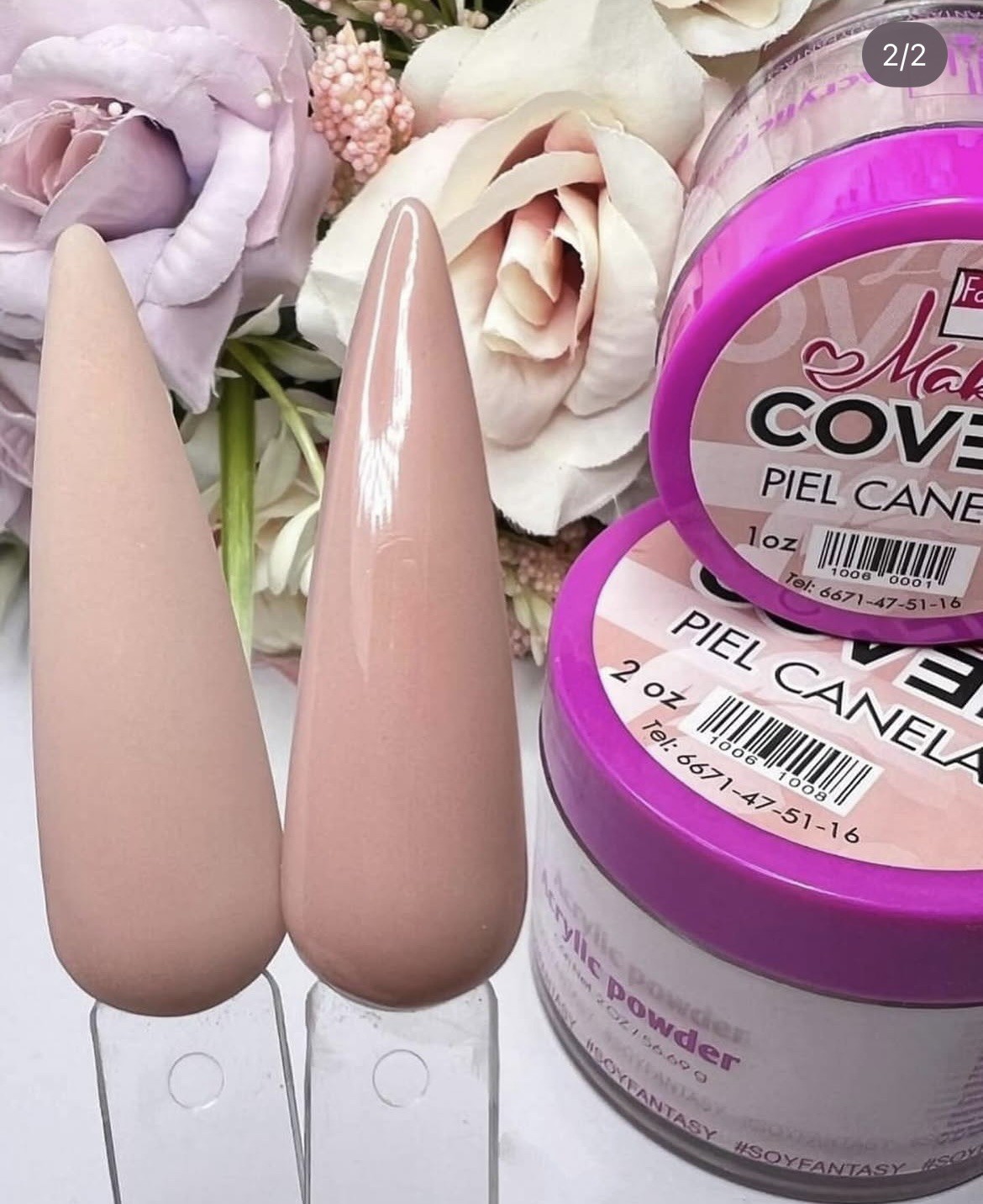Kits De 6 Acrílicos Covers De Fantasy Nails. Cada Uno De 2 Oz