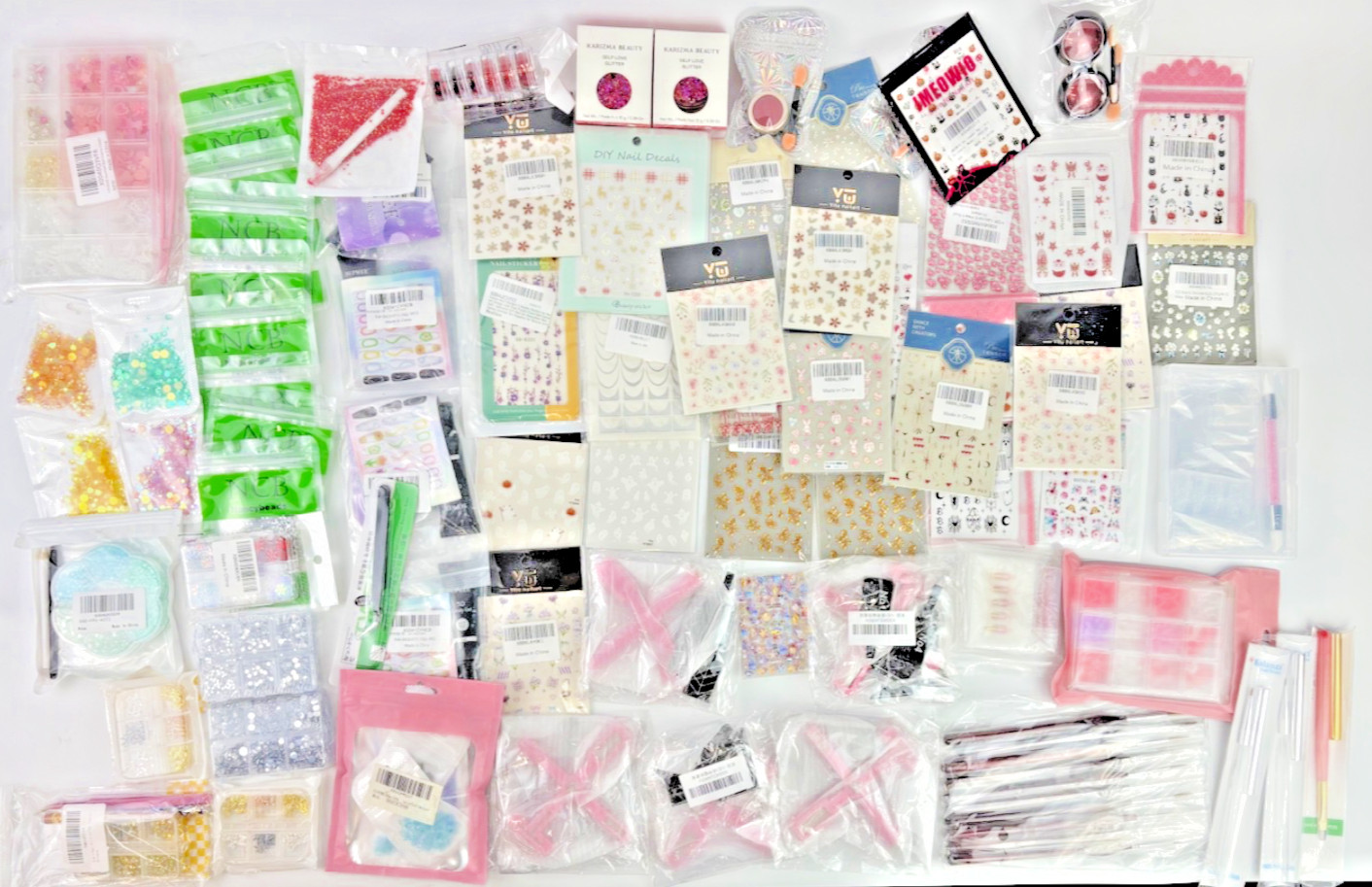 Nail Art Decor/Accessories – 70 Pack Accessories