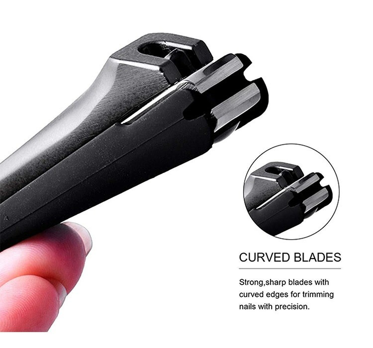 Toenail Clippers Finger Nail Cutter Set Manicure Pedicure Stainless Steel 2PCS