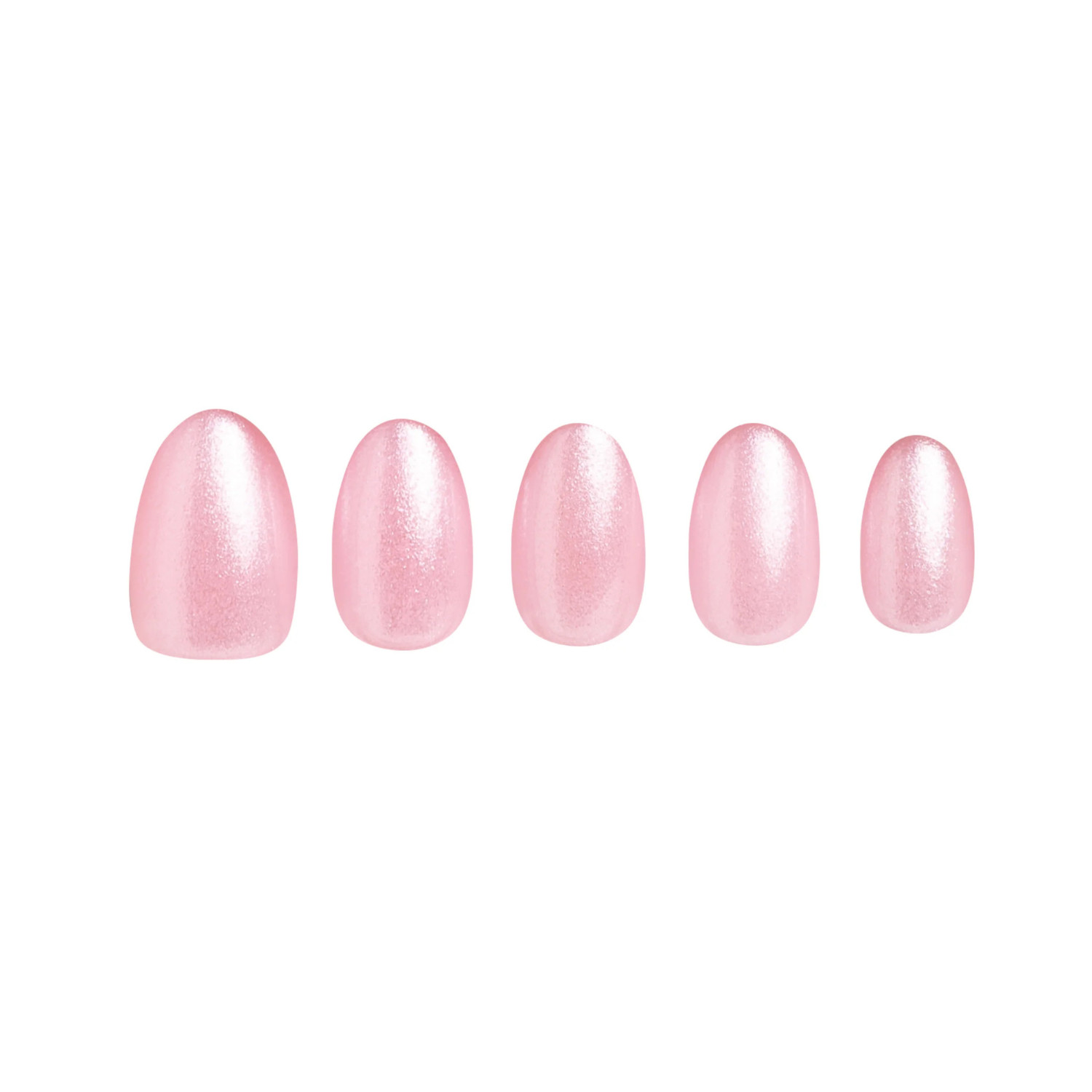 Red Aspen – Nail Dashes Press-On Nails (Glitter Me Pink, Paisley, Short Almond)