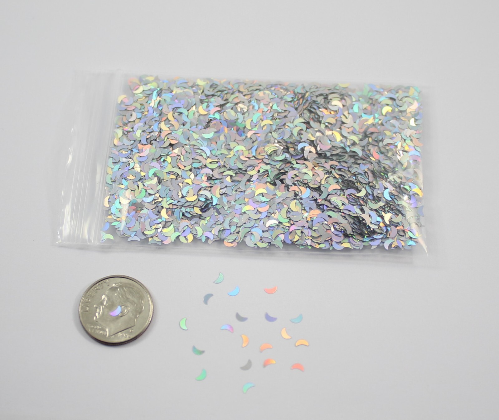 Moon Shaped Solvent Resistant Glitter For Resin-Tumblers-Crafts