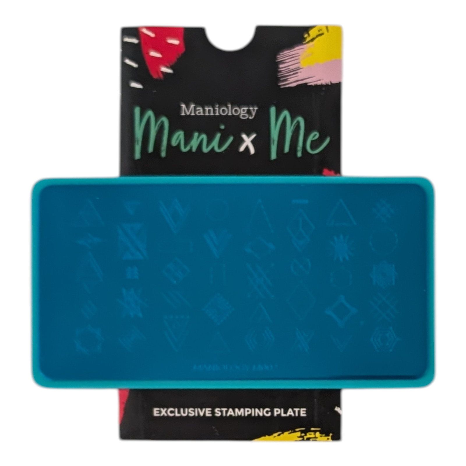 Maniology Exclusive Nail Stamping Plate m002 – Minimalist Galaxy: Stellar Shapes