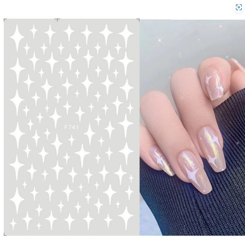 3D Nail Art Stickers Decals Transfers Valentines Day Love Hearts Stars NS44