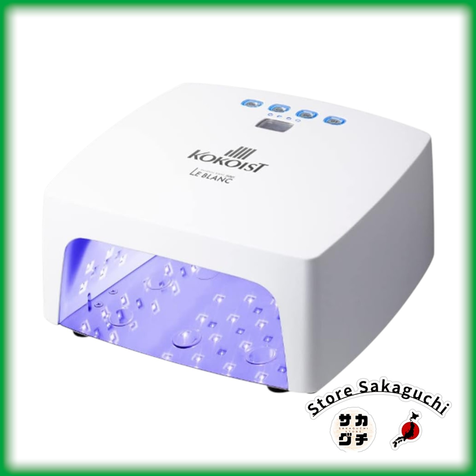 KOKOIST LE BLANC Cordless LED & UV Light 100-240V Global Voltage Low Heat Mode