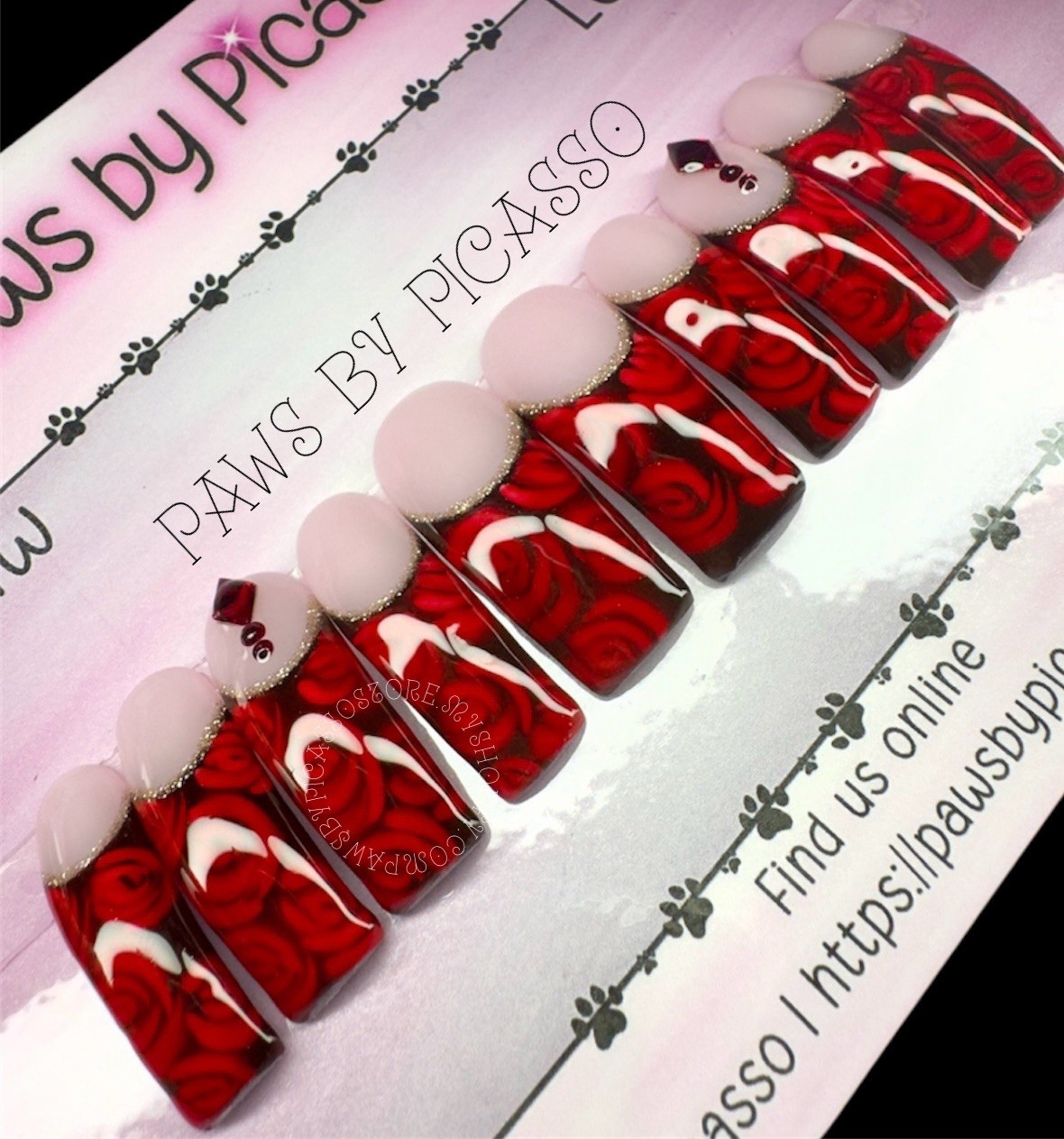 90s Curved Press On Nails