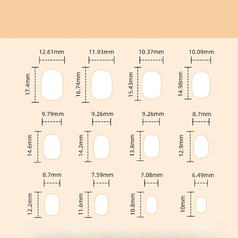 48pcs Short Almond Press on Nails, Black Brown Gold Cat Eye Glitter Mix Nails