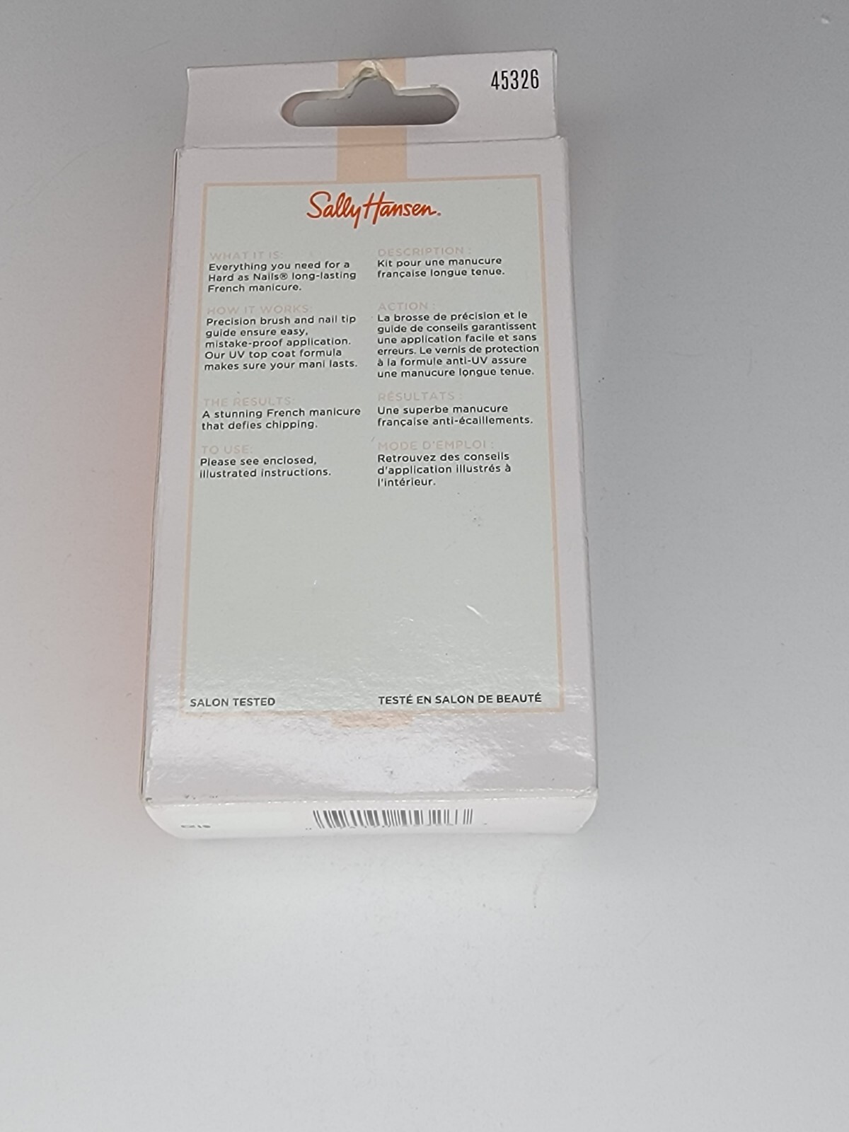 Sally Hansen Hard As Nails French Manicure Kit #45326 SHEER ROMANCE
