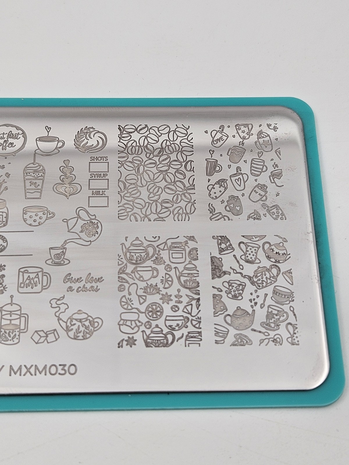Maniology MXM030 Coffee Tea Corner Cafe Pastry Party Nail Stamping Plates