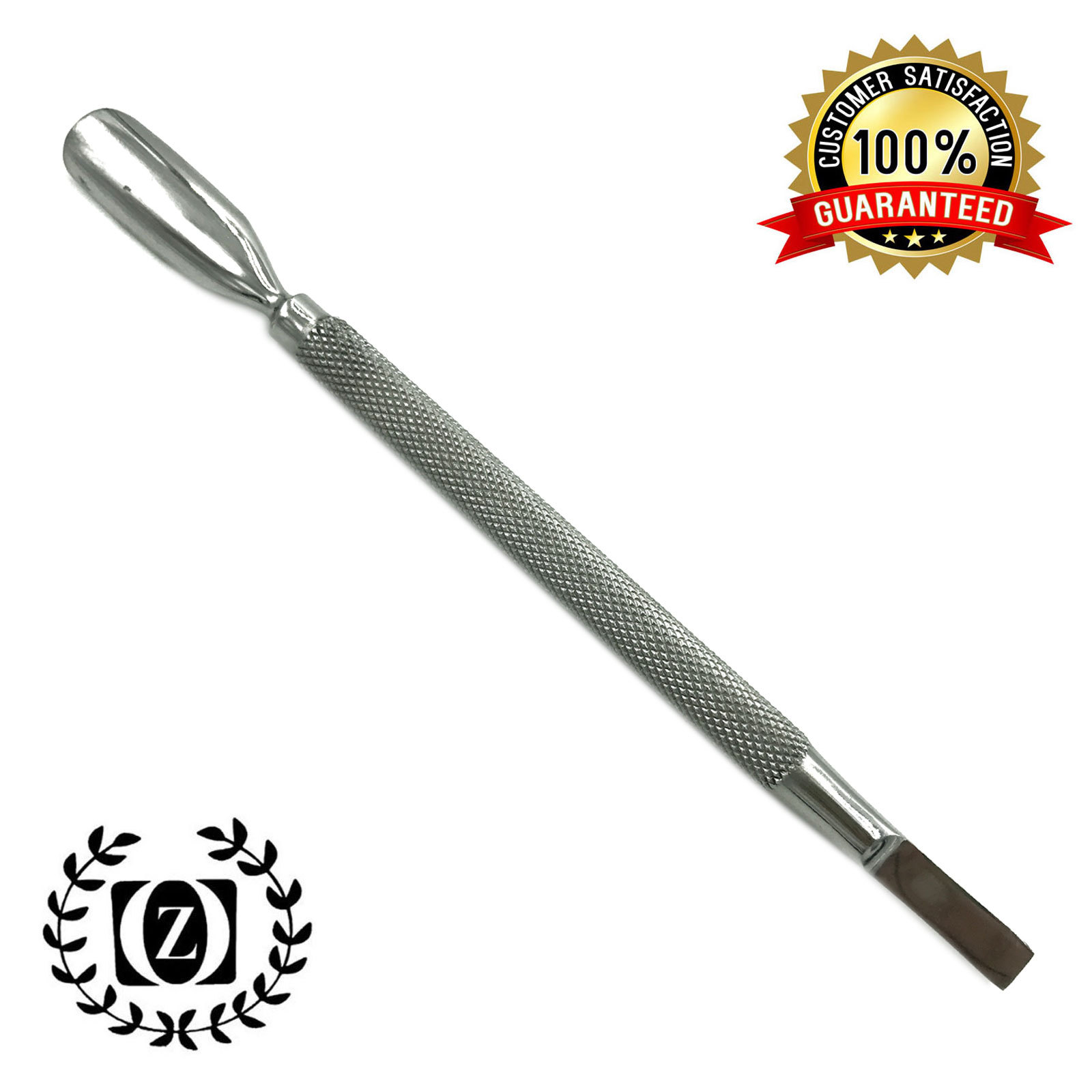 STAINLESS STEEL 3 PC SET MANICURE PEDICURE NAIL CARE TOOLS SPOON CUTICLE PUSHER