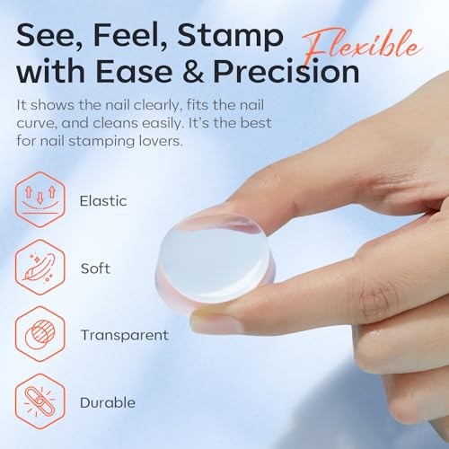 French Tip Nail ToolPcs Nail Stamper Kit for 6 A1-6 PCS Nail Stamper Kit