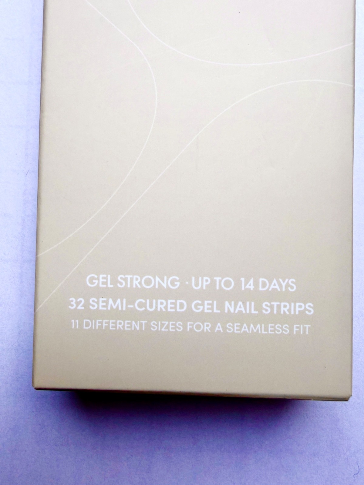 Dashing Diva GLAZE Semi-Cured Gel Nail Strips Bare Collection Latte Love GAM302