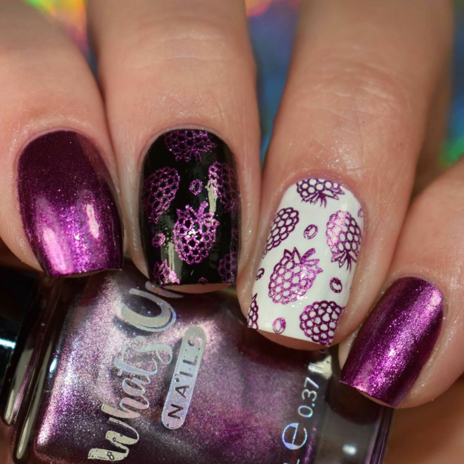 Looking for a Star Stamping Polish (Metallic Dark Purple), Nail Polish, Nail Art