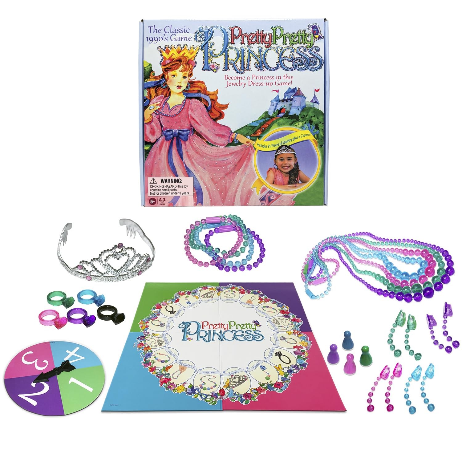 Pretty, Princess with 1990’s Artwork by Winning Moves Games 0, Pink