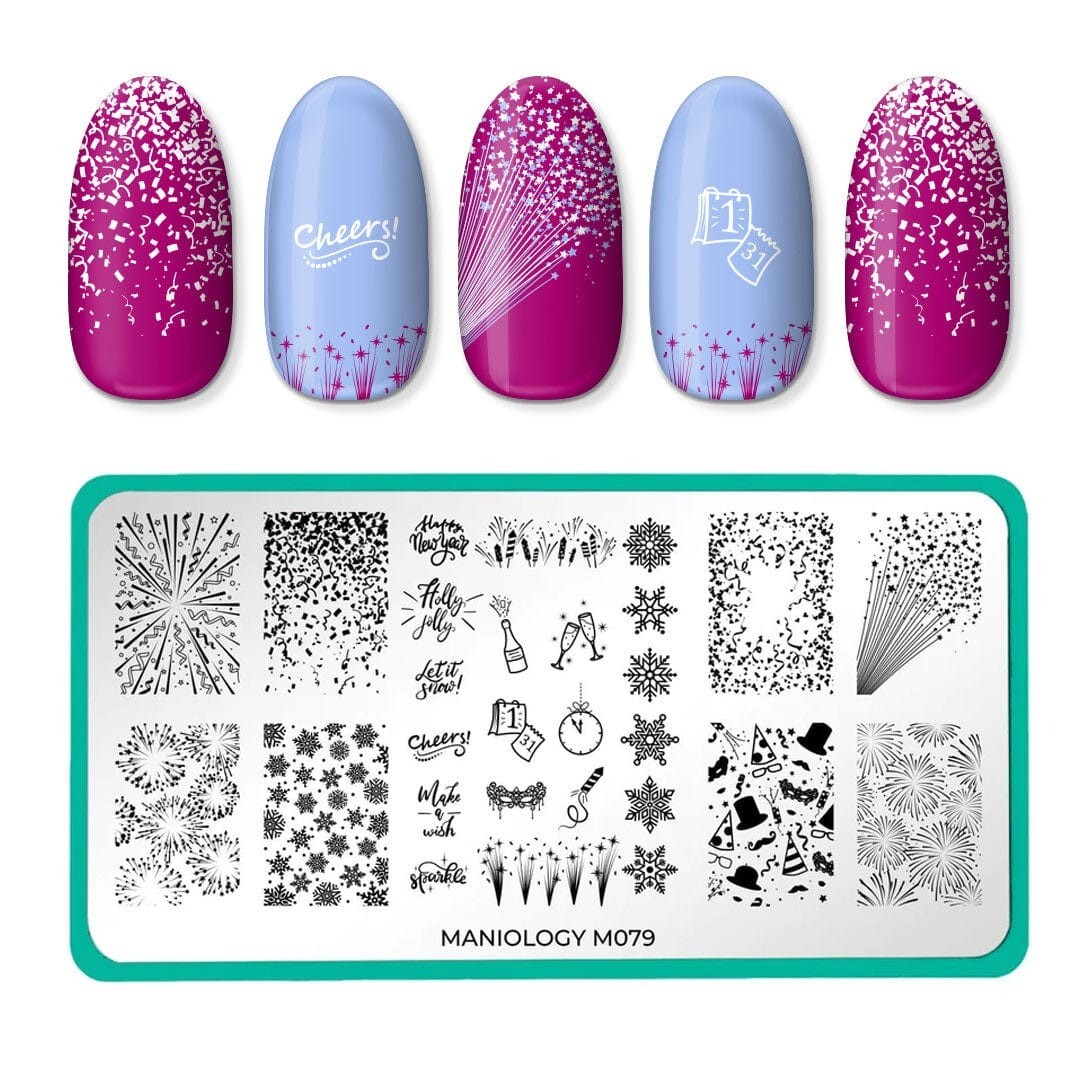 M079 Maniology Nail Stamping Plate