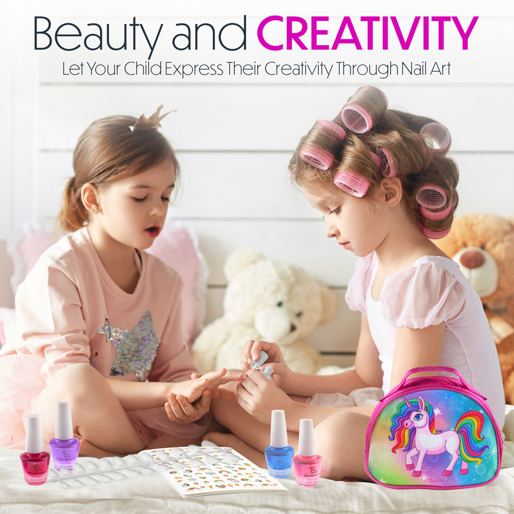 Toysical Unicorn Nail Tattoo Art Kit In Soft Case