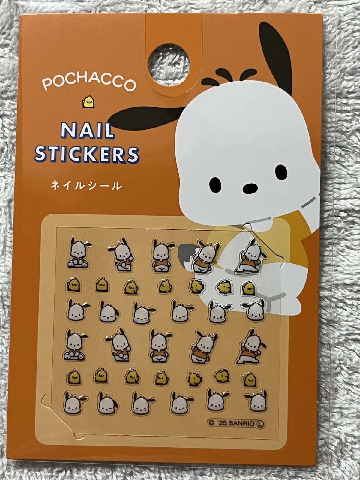 Lot 6 Sanrio Nail Stickers Japan Kuromi Cinnamoroll Tuxedo Sam NEW