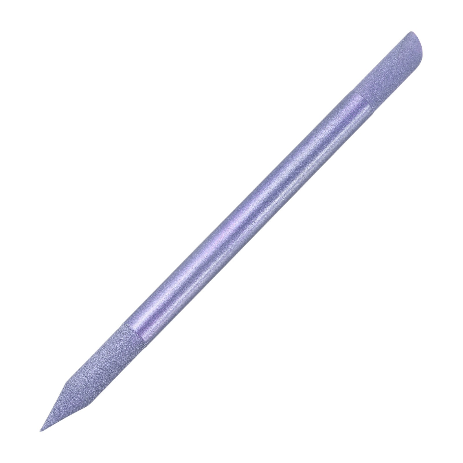 Glass Cuticle Pusher Crystal Manicure Stick for Nail Care, Purple