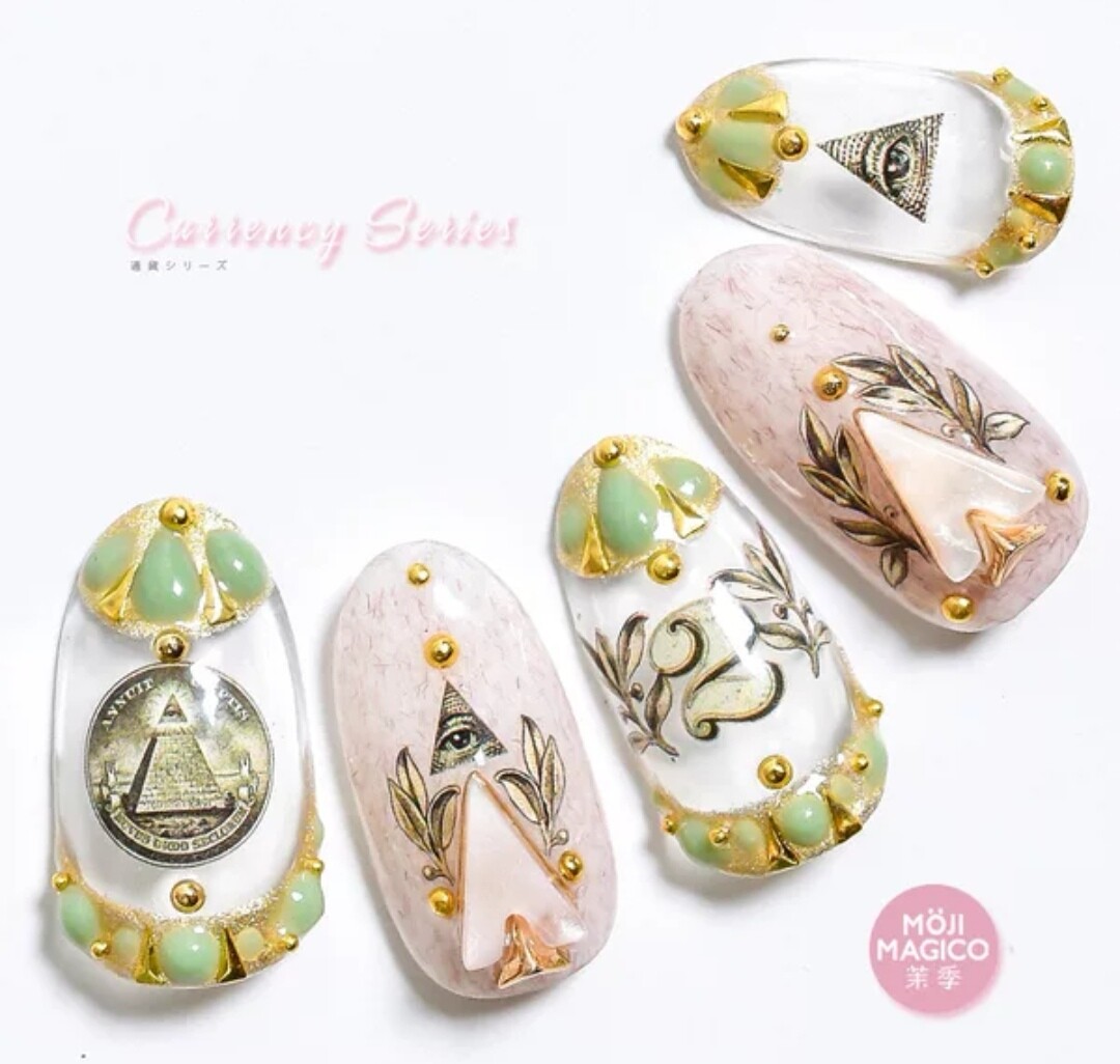 Nail Art Stickers Jap Designer Cartoon Plant Fruit Flower Shape +70 Variations