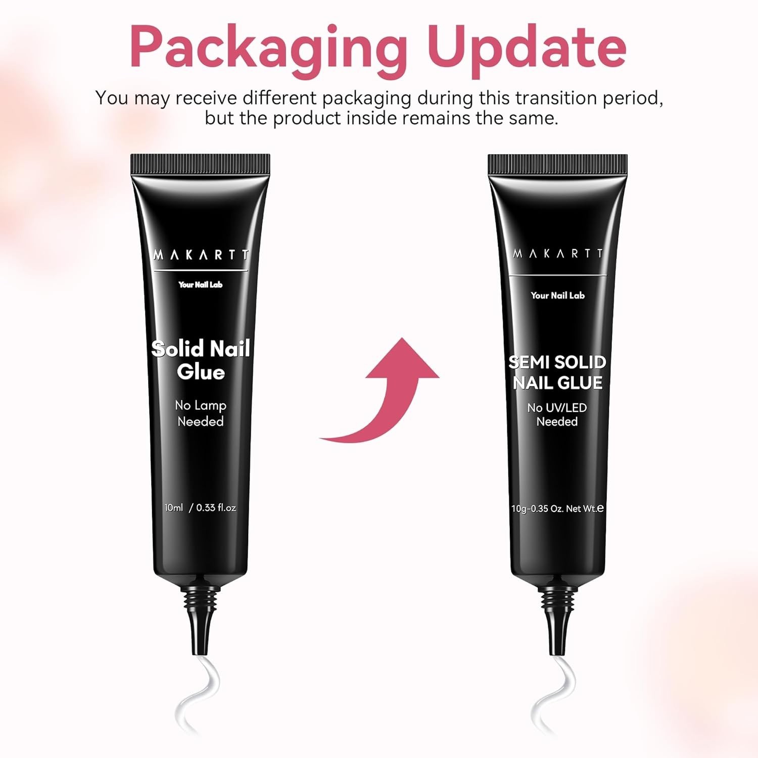 Makartt Press On Nail Glue: No UV Lamp Needed, 20s Air Dry Adjustable for Beginn