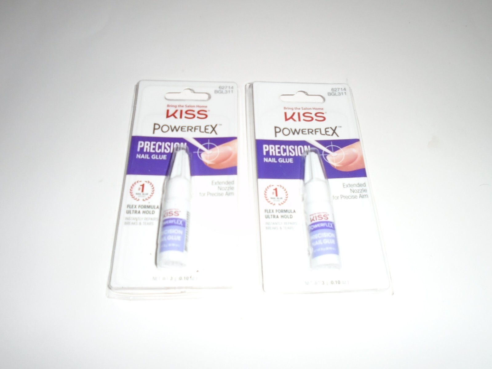 Kiss Powerflex Precision Nail Glue 2 Packages New