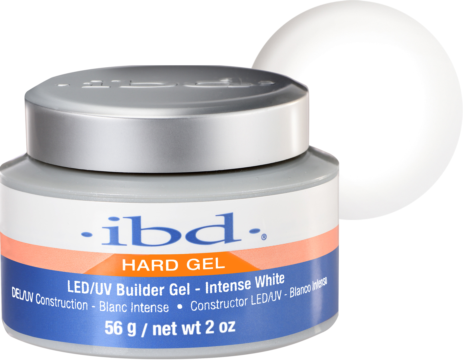 IBD LED/UV Builder Gel Intense White – 56 g / 2oz # 61180 AUTHENTIC