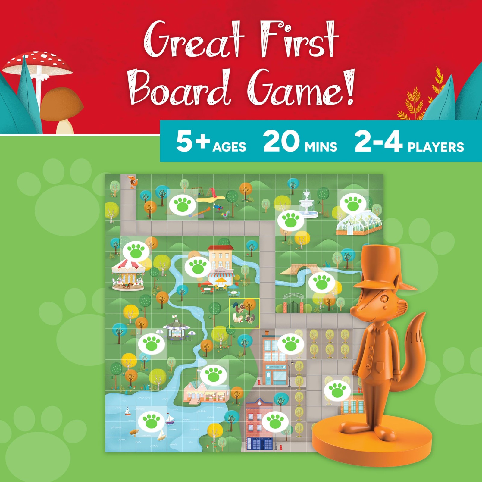 OUTFOXED, A CLASSIC WHO DUNNIT GAME FOR PRESCHOOLERS, Standard, Multi-colored