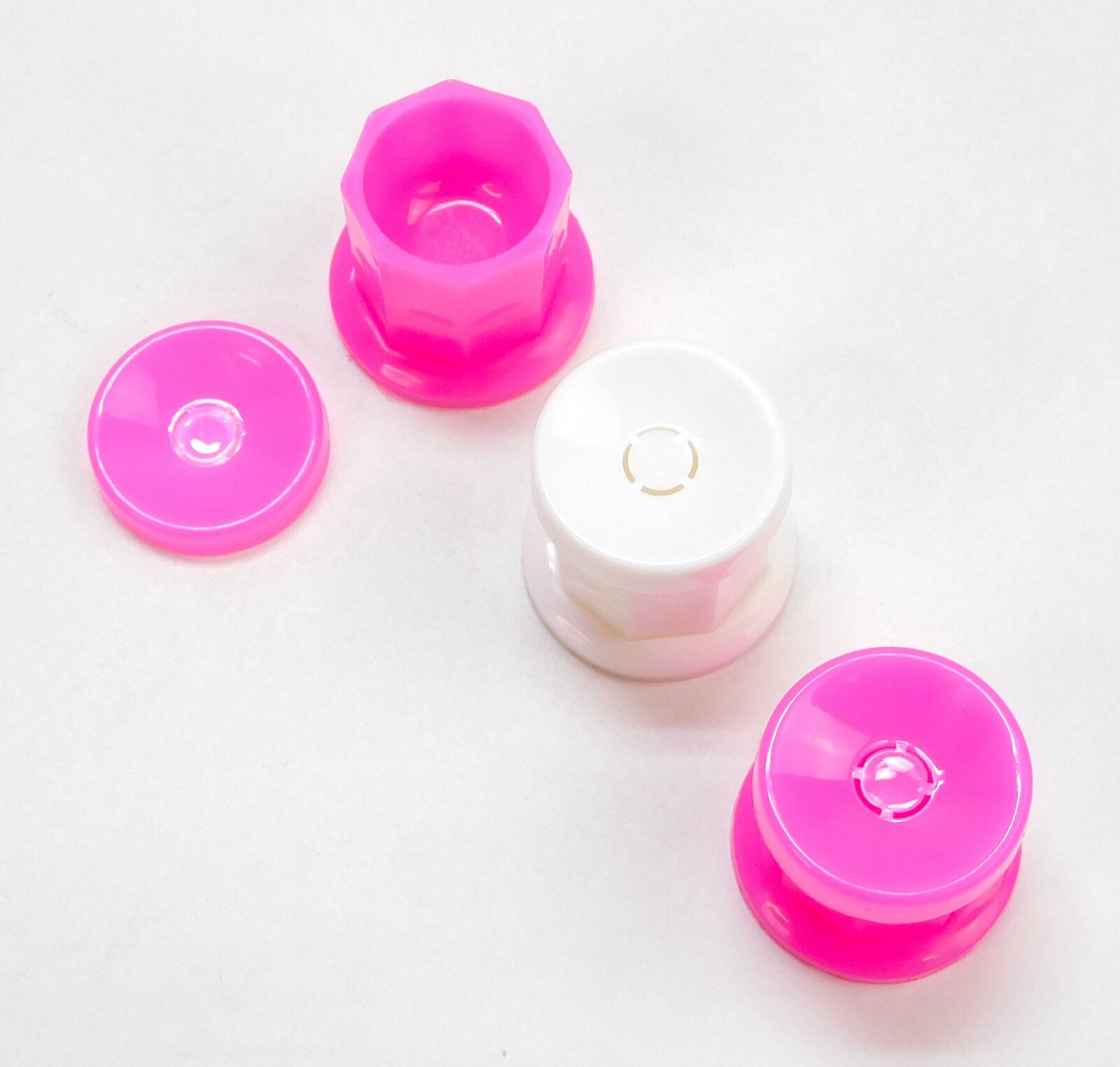 3PCS PLASTIC DAPPEN DISHES FOR ACRYLIC LIQUID
