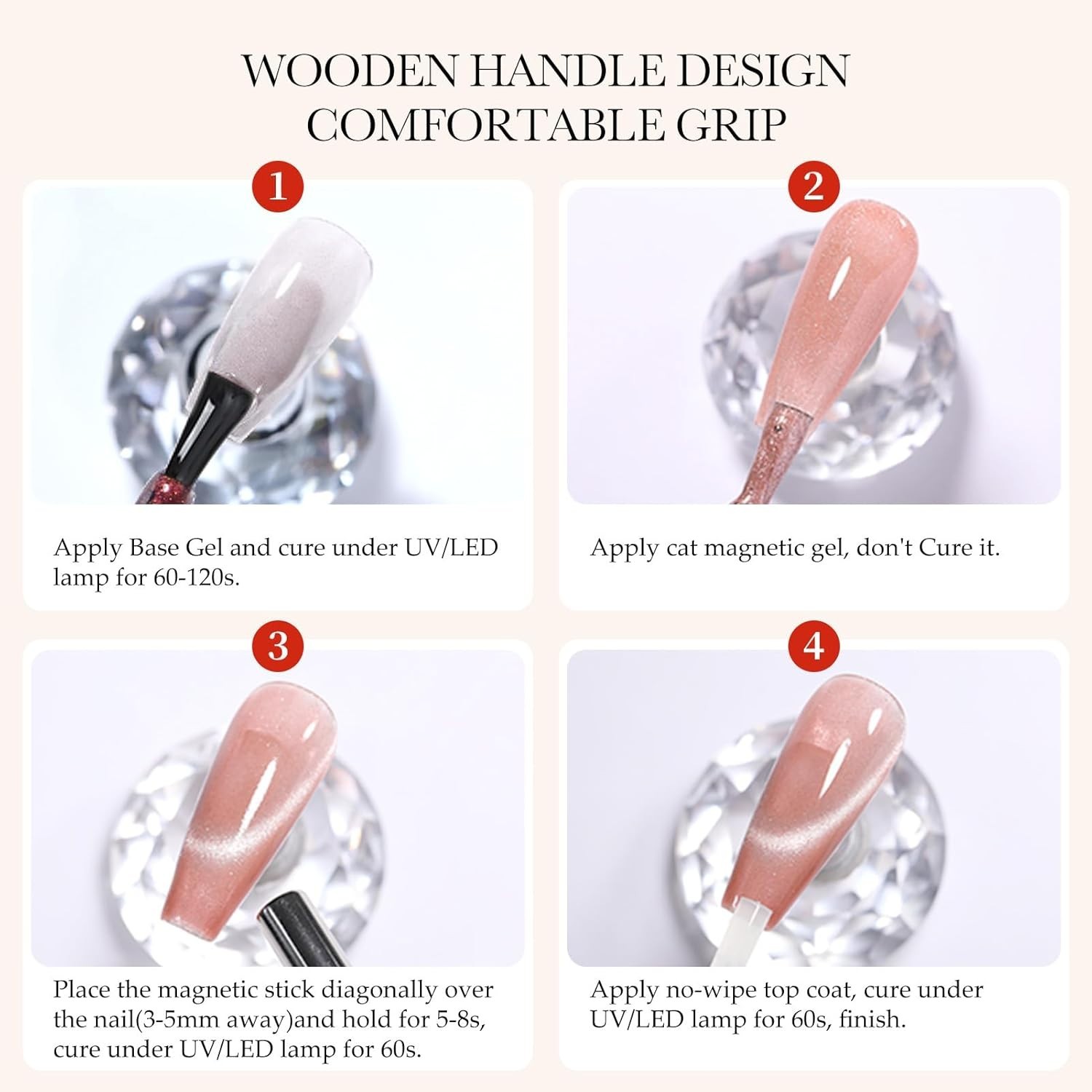 Magnetic Nail Polish Stick – 3-in-1 Nail Magnet for Gorgeous Salon-Style Designs